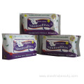 Tissue Flow Package Wet Wipes with Plastic Lid